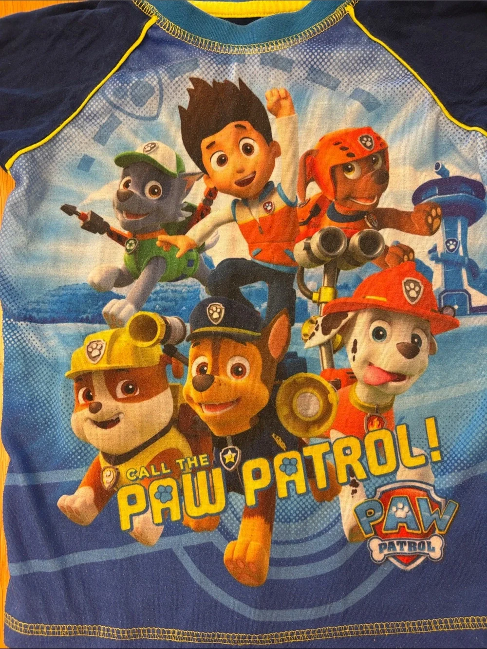 Paw Patrol Blue Navy Pajama Set - age 4